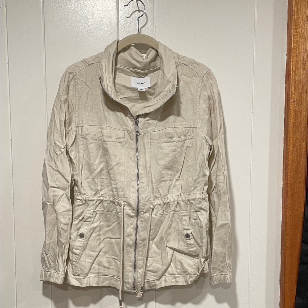 Old Navy Women's Light Tan Utility Jacket